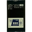 ジャパックス 業務用ポリ袋 70L 黒 10枚 P-72(3)
