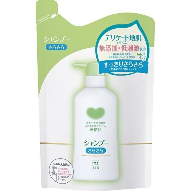 牛乳石鹸 カウブランド 無添加シャンプー さらさら 詰替用 380ml