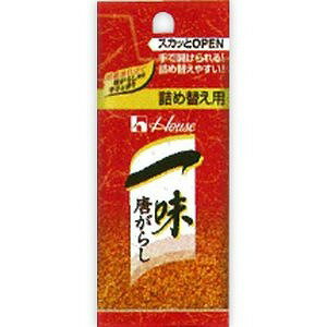 ハウス食品　一味唐がらし　袋入り　詰め替え用　12g