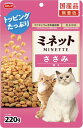 キャットフード/全成長段階用総合栄養食　　容量：220g　原産国：日本　　　株式会社スマック 原材料名：穀類（とうもろこし、小麦粉、パン粉、コーングルテンミール等）、肉類（ミートミール、ささみ、チキンミール、ポークミール、チキンレバーパウダー）、魚介類（フィッシュミール、フィッシュエキス、フィッシュパウダー）、動物性油脂、ビール酵母、豆類（脱脂大豆等）、セルロース粉末（食物繊維源として）、アルファルファミール、酵母細胞壁、植物発酵抽出エキス、ミネラル類（カルシウム、リン、カリウム、鉄、亜鉛、銅、ヨウ素）、ビタミン類（A、D、E、K、B1、B2、B6、葉酸、コリン）、pH調整剤、アミノ酸類（メチオニン、タウリン）　　代謝エネルギー：350kcal/100g"※商品は自社店舗販売と在庫を共有しているため、在庫更新のタイミングにより、在庫切れの場合やむをえずキャンセルさせていただく可能性があります。キャットフード/全成長段階用総合栄養食　　容量：220g　原産国：日本　　　株式会社スマック 原材料名：穀類（とうもろこし、小麦粉、パン粉、コーングルテンミール等）、肉類（ミートミール、ささみ、チキンミール、ポークミール、チキンレバーパウダー）、魚介類（フィッシュミール、フィッシュエキス、フィッシュパウダー）、動物性油脂、ビール酵母、豆類（脱脂大豆等）、セルロース粉末（食物繊維源として）、アルファルファミール、酵母細胞壁、植物発酵抽出エキス、ミネラル類（カルシウム、リン、カリウム、鉄、亜鉛、銅、ヨウ素）、ビタミン類（A、D、E、K、B1、B2、B6、葉酸、コリン）、pH調整剤、アミノ酸類（メチオニン、タウリン）　　代謝エネルギー：350kcal/100g"