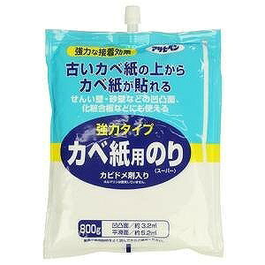 アサヒペン 強力タイプカベ紙用のり 774 800g