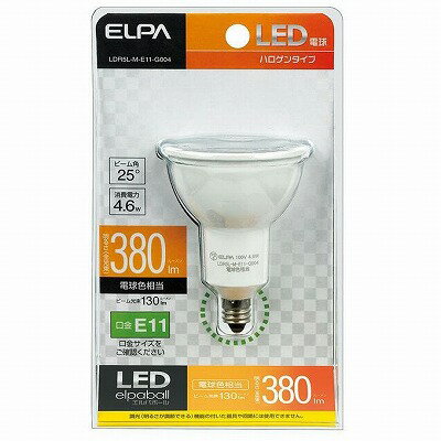 朝日電器 LED電球 ハロゲン球形 E11電球色 LDR5L-M-E11-G004