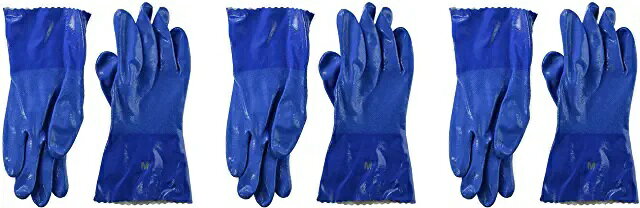 コーコス信岡 ニトリルコート手袋 3P入り N-3064 ブルー LL