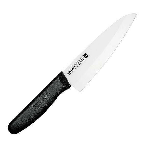 フォーエバー 銀抗菌セラミック包丁 160mm 両刃 KCW-16