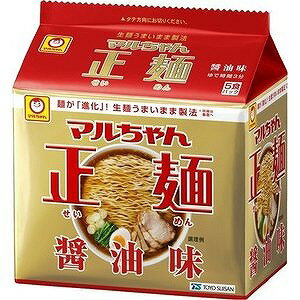 ニシムタ 楽天市場店 【楽天スーパーSALE 10%OFF】 マルちゃん正麺 醤油味 5食パック ( 105g×5食入 )