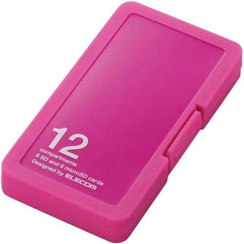 Rakuten - ELECOM(エレコム) メモリカードケース SD ケース ピンク CMC-SDCPP12PN