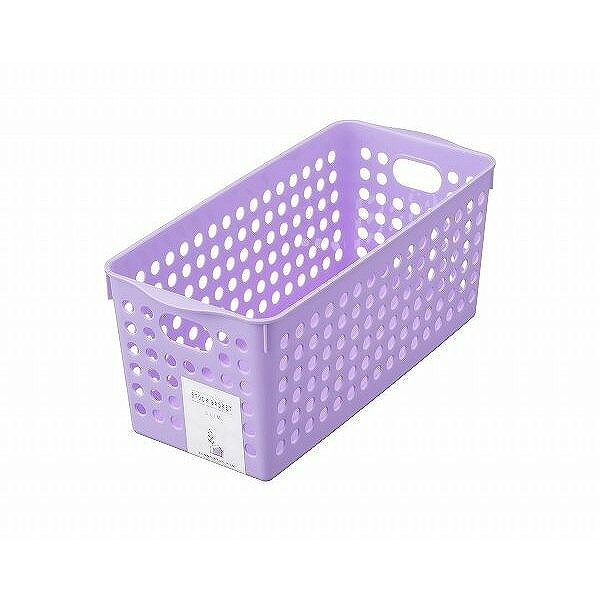 Daily Necessities - 4572 ストックバスケット スリム ライトパープル