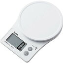 タニタ クッキングスケール キッチン はかり 料理 デジタル 2kg 1g単位 ホワイト KJ-216 WH すぐにピタッとはかれる