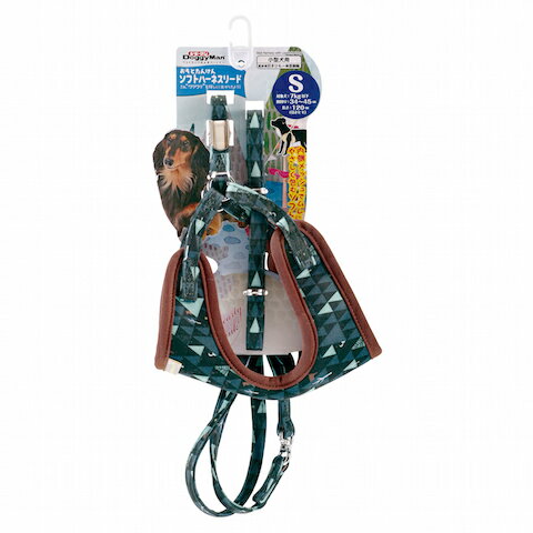 ドギーマン HL19　おそとたんけんソフトハーネスリード　S　かくれんぼ