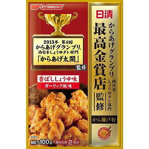 ●原材料 小麦粉、でん粉、食塩、粉末しょうゆ、しょうが粉末、にんにく粉末、砂糖、オニオンパウダー、こしょう、とうがらし粉末、たん白加水分解物、発酵調味料粉末、植物油脂、酵母エキス粉末、ナツメグ、卵黄粉、鶏脂、加工でん粉、調味料(アミノ酸等)、ベーキングパウダー、乳化剤、pH調整剤、(原材料の一部に乳成分を含む) ●内容量 100g 栄養成分(100g当り)　 エネルギー：335kcal、たんぱく質：5.1g、脂質：1.0g、炭水化物：76.4g、ナトリウム：3.2g、（食塩相当量）：8.1g 香ばしいしょうゆとガーリックの香りにブラックペッパーを絶妙にきかせた味わいです。※商品は自社店舗販売と在庫を共有しているため、在庫更新のタイミングにより、在庫切れの場合やむをえずキャンセルさせていただく可能性があります。●原材料 小麦粉、でん粉、食塩、粉末しょうゆ、しょうが粉末、にんにく粉末、砂糖、オニオンパウダー、こしょう、とうがらし粉末、たん白加水分解物、発酵調味料粉末、植物油脂、酵母エキス粉末、ナツメグ、卵黄粉、鶏脂、加工でん粉、調味料(アミノ酸等)、ベーキングパウダー、乳化剤、pH調整剤、(原材料の一部に乳成分を含む) ●内容量 100g 栄養成分(100g当り)　 エネルギー：335kcal、たんぱく質：5.1g、脂質：1.0g、炭水化物：76.4g、ナトリウム：3.2g、（食塩相当量）：8.1g 香ばしいしょうゆとガーリックの香りにブラックペッパーを絶妙にきかせた味わいです。