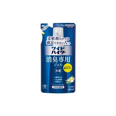 ●洗剤・柔軟剤だけでは満足できない人へ メーカーの洗剤・柔軟剤で比較。 ●7大悪臭を徹底消臭 部屋干し臭 汗・皮脂臭 洗濯槽のニオイ 生乾き臭 靴下臭 加齢臭 食べ物臭 ●ジェルだから溶けやすい センイに浸透 ●爽やかなグリーンシトラスの香りつづく ●衣料用消臭剤(漂白剤無配合) ■成分：界面活性剤(ポリオキシエチレンアルキルエーテル)、安定化剤、抗菌剤、香料※商品は自社店舗販売と在庫を共有しているため、在庫更新のタイミングにより、在庫切れの場合やむをえずキャンセルさせていただく可能性があります。●洗剤・柔軟剤だけでは満足できない人へ メーカーの洗剤・柔軟剤で比較。 ●7大悪臭を徹底消臭 部屋干し臭 汗・皮脂臭 洗濯槽のニオイ 生乾き臭 靴下臭 加齢臭 食べ物臭 ●ジェルだから溶けやすい センイに浸透 ●爽やかなグリーンシトラスの香りつづく ●衣料用消臭剤(漂白剤無配合) ■成分：界面活性剤(ポリオキシエチレンアルキルエーテル)、安定化剤、抗菌剤、香料