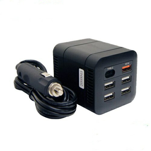 メルテック(Meltec) インバーター USB&コンセント 静音タイプ SIV-100