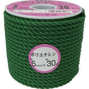 ユタカメイク　RE-33　PEカラーロープボビン巻　5mm×30m