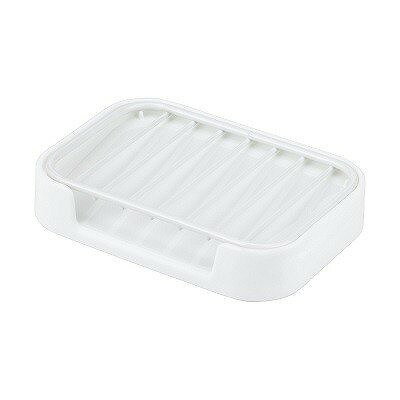 Wコート石けん皿(水切りトレー付き)