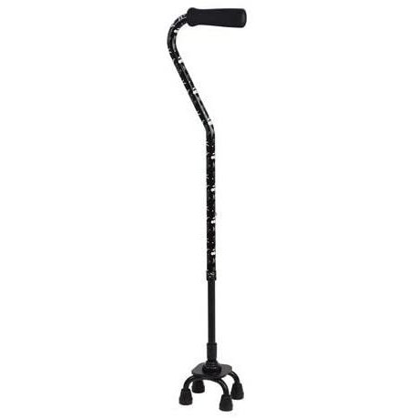 幸和製作所 TacaoF(テイコブ) おでかけステッキ フラワーブラック CAM03-BK