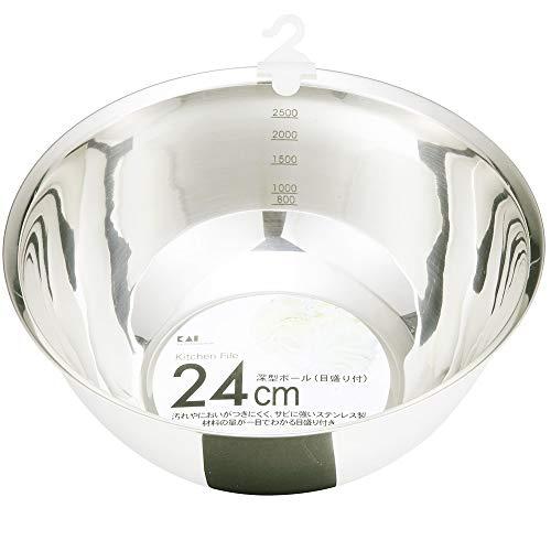 Ball - 貝印 深型ボール NEW COOKDAY 目盛付 24cm DF5407