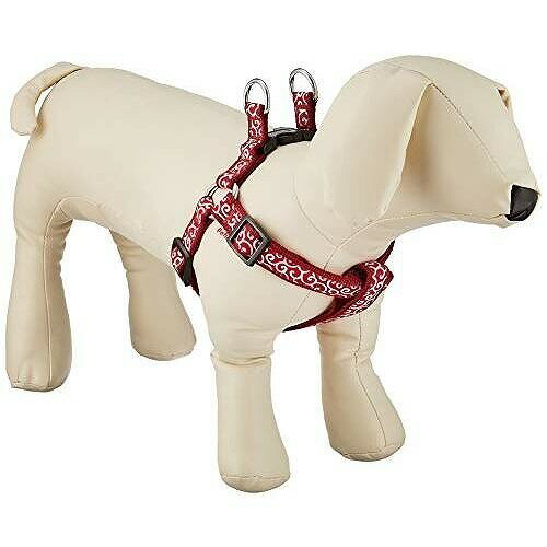 ペティオ Petio 犬雅 唐草ハーネス レッド M サイズ