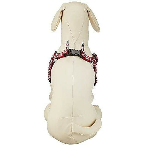 ペティオ Petio 犬雅 唐草ハーネス レッド M サイズ