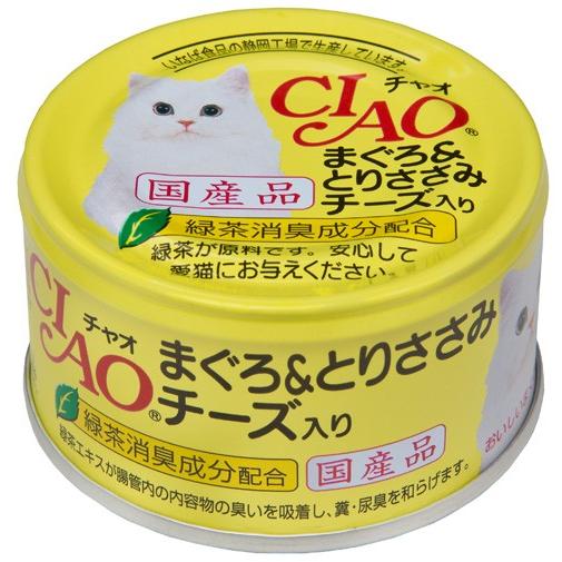 いなば CIAO チャオ　まぐろ＆とりささみ チーズ入り　85g