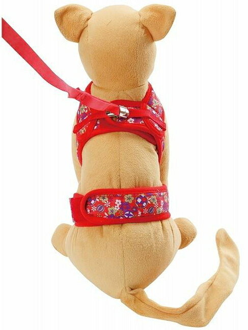 ペティオ Petio 猫小町ソフトハーネスまり　M　レッド