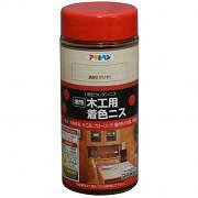 アサヒペン　木工用着色ニス300ML透明（クリヤ）
