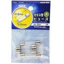 オーム電機 250V 6A 管ヒューズ DZ-GF6