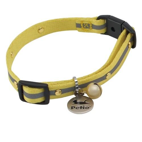 項圈, 挽具 - ペティオ Petio CAT COLLAR　ラインカラー　イエロー