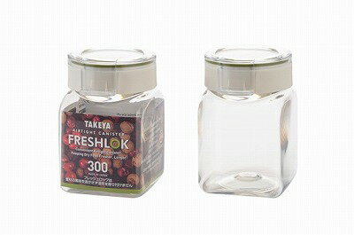 フレッシュロック グリーン角型 300ml