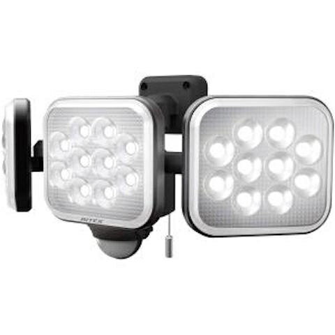 ムサシ フリーアーム式LEDセンサーライト 14W×3灯 LED-AC3042 ムサシ フリーアーム式LEDセンサーライト 14W×3灯 LED-AC3042