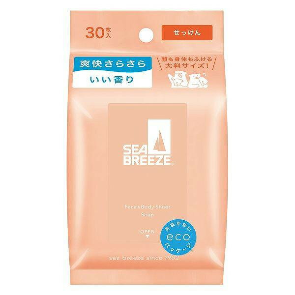 ファイントゥデイ　シーブリーズ　フェイス＆ボディシート　N　せっけん　30枚