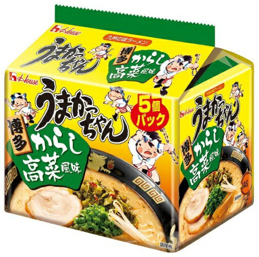 ハウス うまかっちゃんからし高菜風味 5食×6個入り