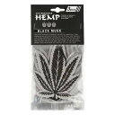 HEMP ヘンプ ルームフレグランス エアーフレッシュナー ブラックムスク 吊り下げ 3枚入 NAX-052-002