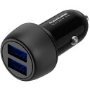 多摩電子工業 USBカーチャージャ 2.4A 2ポート TK137UK