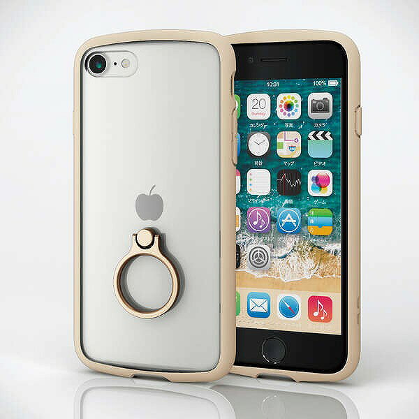 乐天商城 - エレコム iPhone SE 第3世代 TOUGH SLIM LITE フレームカラー リング付 PM-A22STSLFCRシリーズ PM-A22STSLFCRIV