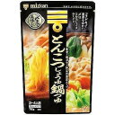 ミツカン 〆まで美味しい豚骨醤油鍋つゆストレート 750g