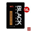 ブラック BLACKパウチ カツオ マグロ たい入り ゼリー仕立て 80g×14個入り