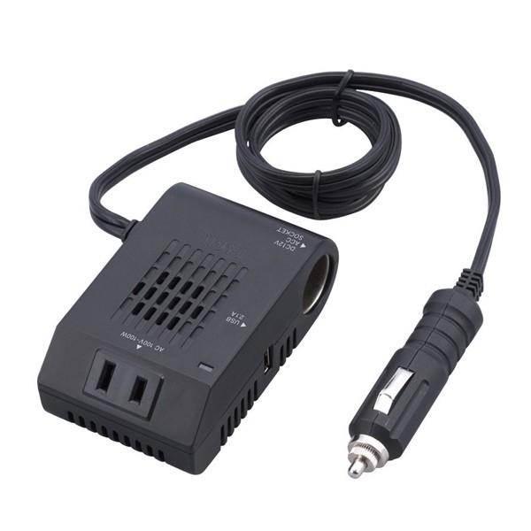 大橋産業(BAL) 3WAYインバーター DC12V車専用 定格出力:100W 1741