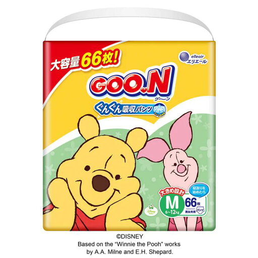 大王製紙 エリエール グーン ぐんぐん吸収パンツ Mサイズ 男女共用 66枚入り 大王製紙 エリエール グーン ぐんぐん吸収パンツ Mサイズ 男女共用 66枚入り