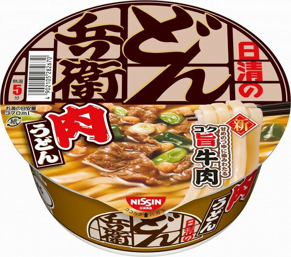 日清食品　日清のどん兵衛　肉うどん　86g