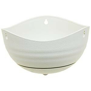 大和プラスチック フレグラー吊鉢 アイボリー 8号