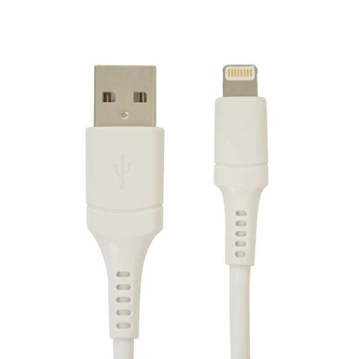 ラスタバナナ 充電・通信ケーブル Lightning/USB-A 2m ホワイト ラスタバナナ 充電・通信ケーブル Lightning/USB-A 2m ホワイト