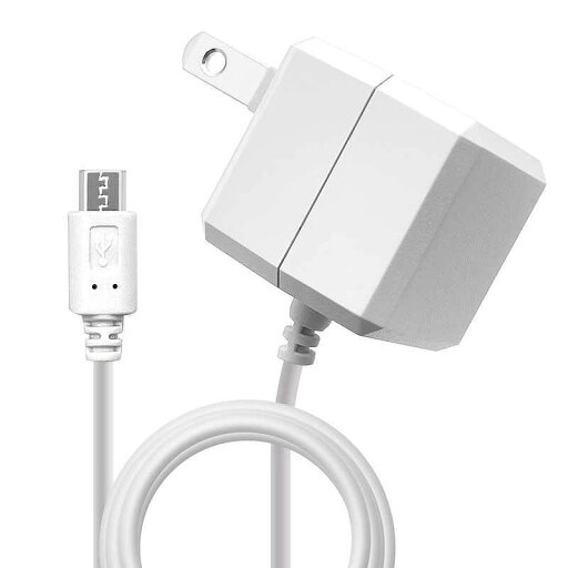 ラスタバナナ microUSBケーブル直付 AC充電器 1A 1.5m ホワイト ラスタバナナ microUSBケーブル直付 AC充電器 1A 1.5m ホワイト