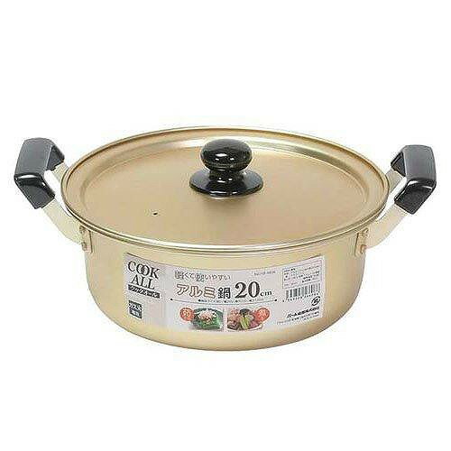 乐天商城 - パール金属 クックオール アルミ 大型鍋 20cm