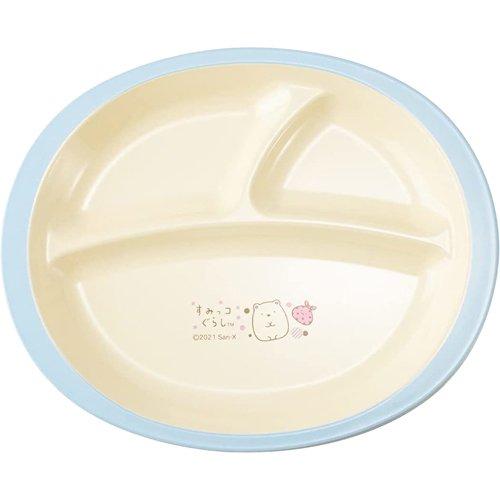 アサヒ興洋 すみっコぐらし ランチプレート ドット SG21-04 ライトブルー