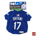 ファンタジーワールド MLB公認 ロサンゼルスドジャース大谷翔平選手モデル ユニフォーム 野球 Tシャツ ペット用 ブルー Sサイズ