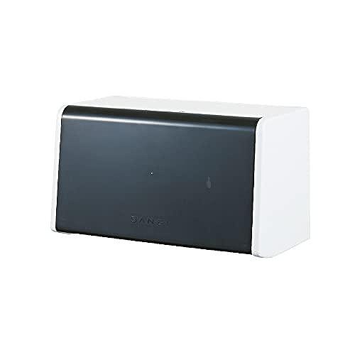 Rakuten - SANEI ペーパータオル容器 壁付 約400枚収納 ブラック