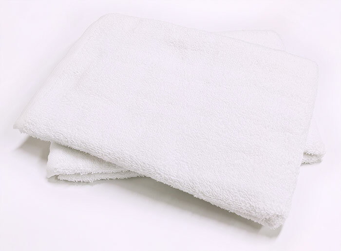 バスタオル　2枚組　ホワイト　綿100％ 【N's】