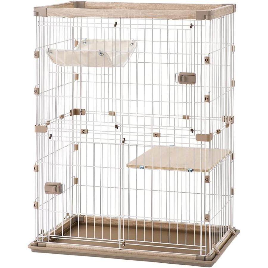 アイリスオーヤマ IRIS OHYAMA ウッディ 2段 ライトナチュラル PWCR-962V