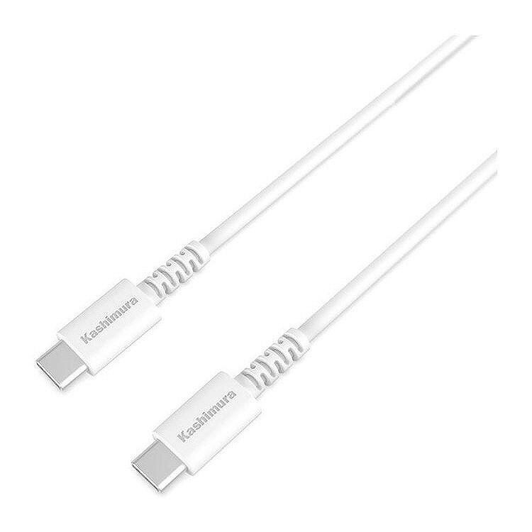 カシムラ AJ-646 USB充電&同期ケーブル 1m C-C 100W WH