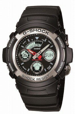 送料無料　CASIO G-shock メンズ腕時計 アナログ　デジタルのコンビネーションモデル　AW-590-1AJF　（国内正規品）